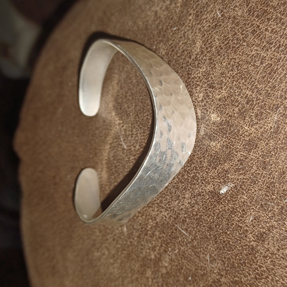 Sterling silver cuff braclet